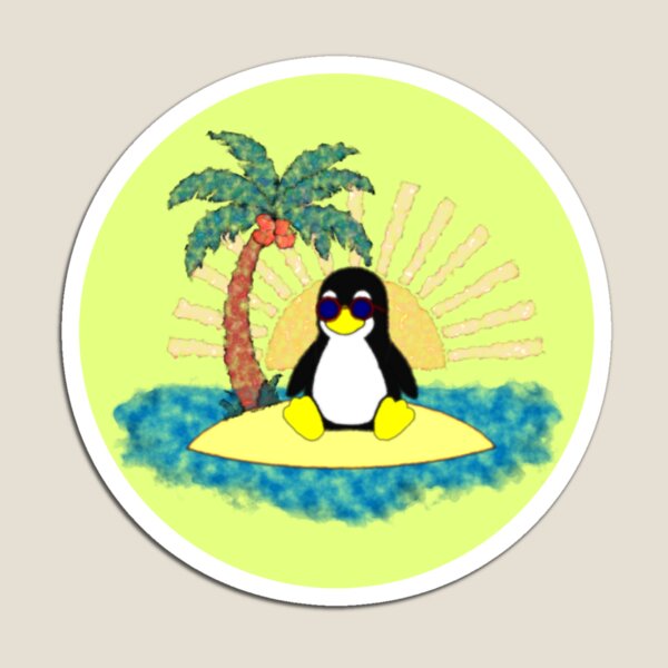 Item preview, Tux Paradise - Linux Island designed and sold by DefinedVoid.