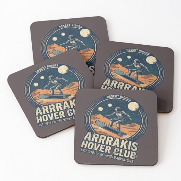 Item preview, Arrakis Hover Club Vintage Sci-Fi Desert Rider designed and sold by Dream Weave Studio.