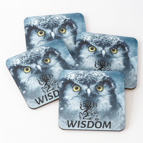 Item preview, Wise Owl Bird of Prey – Majestic Forest Raptor Wildlife Illustration designed and sold by leea1l.