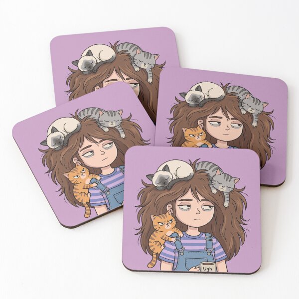 Item preview, The cat girl designed and sold by ArteDelCine.
