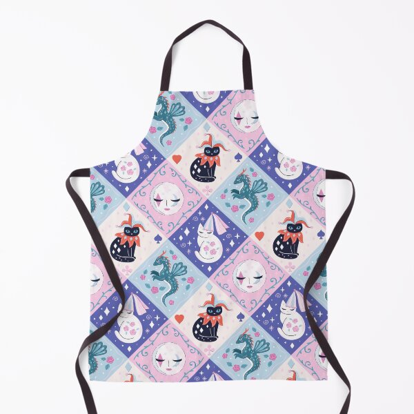 Item preview, FairyTails Jester Princess Cat Harlequin Pattern designed and sold by CarlyWatts.
