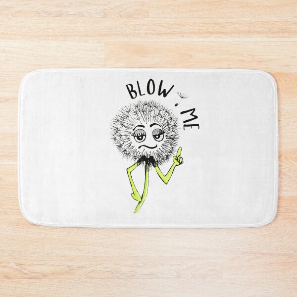 Item preview, Funny Blow Me Dandelion Character Savage Sarcastic Humorous Novelty Graphic designed and sold by RuperDelois.