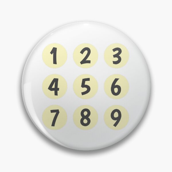 Item preview, Simple Numbers One to Nine Set designed and sold by DailyDoodlesBySumbul.