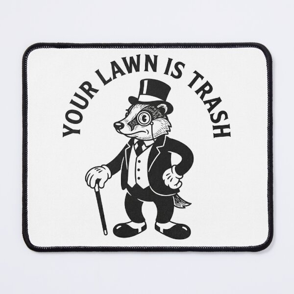 Item preview, Sophisticated British Badger Monocle Critic Vintage Cartoon Mascot designed and sold by CritterSquad.