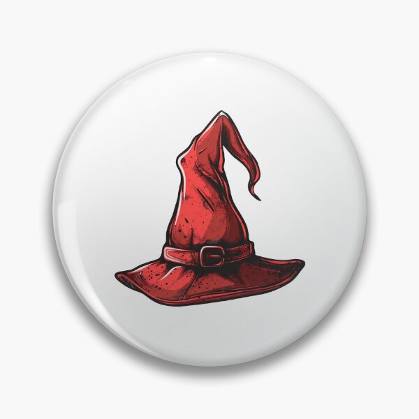 Item preview, red hat with a crooked point designed and sold by Marie Colençon.