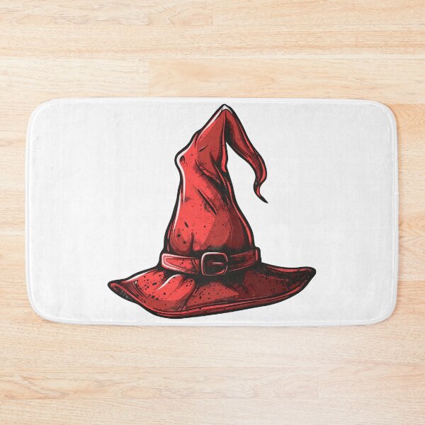 Item preview, red hat with a crooked point designed and sold by Marie Colençon.