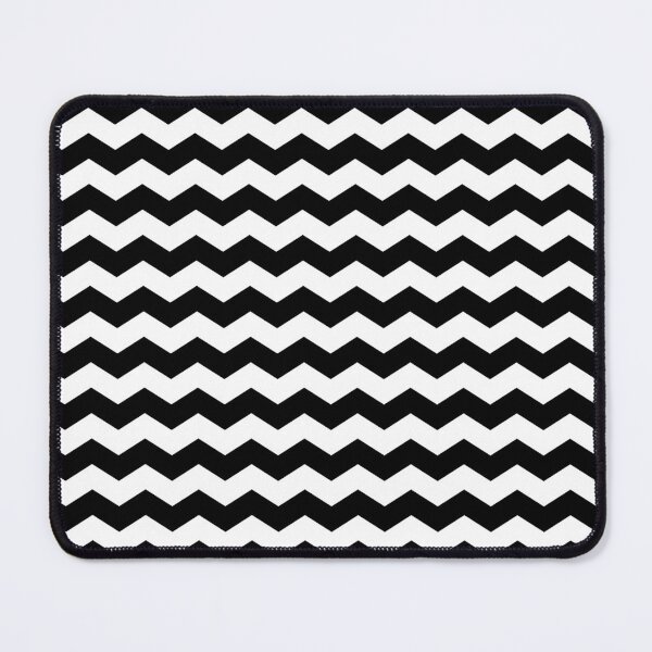 Item preview, Black White zigzag pattern Chevron designed and sold by reanacreations.