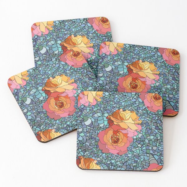 Item preview, Stained Glass Roses designed and sold by The Painted Lamb.
