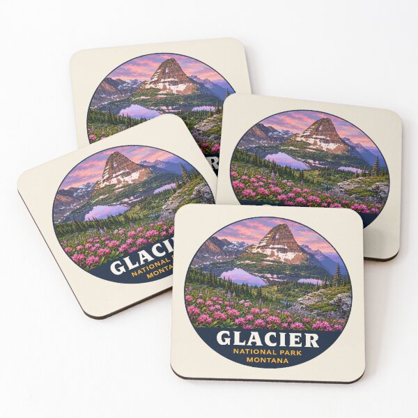 Item preview, Glacier National Park Sticker designed and sold by Gideon Emmerich.