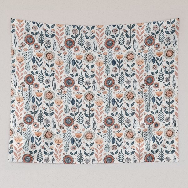 Item preview, Summer Floral Garden Symbols | Scandinavian Folk Design designed and sold by Shuga-Design.
