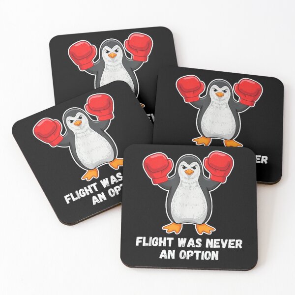 Item preview, Funny Angry Boxing Penguin Flight Was Never An Option Sports Graphic designed and sold by RuperDelois.