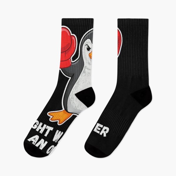Item preview, Funny Angry Boxing Penguin Flight Was Never An Option Sports Graphic designed and sold by RuperDelois.