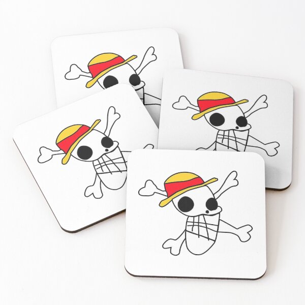 Item preview, Luffy's Jolly Roger - Classic Pirate King Icon Draw designed and sold by TheStickLab.