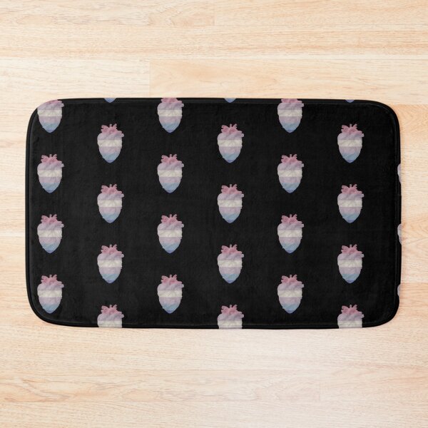 Item preview, bigender heart pride sticker designed and sold by Meowmeow996.