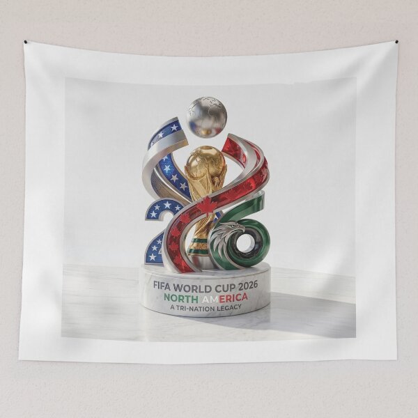 Item preview, FIFA World Cup 2026 North America Tri-Nation Trophy Sticker designed and sold by topprinting.