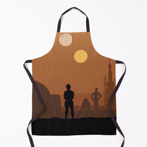 Item preview, Twin Suns Horizon – Minimal Desert Sci-Fi designed and sold by PosterFuel.
