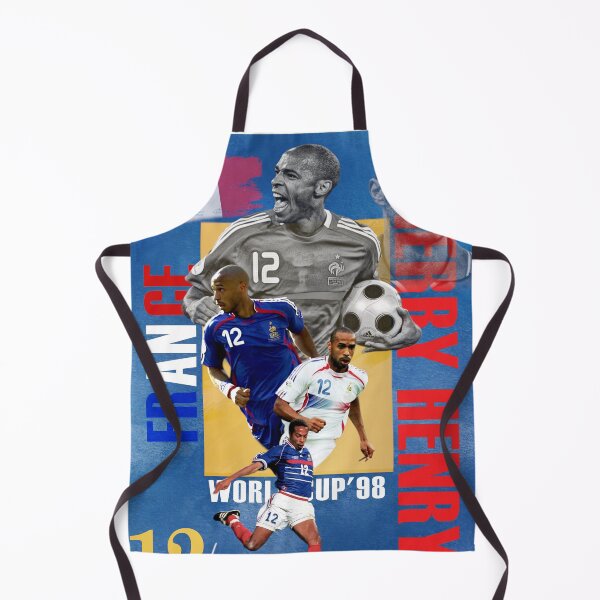 Item preview, Thierry Henry France Retro Football Poster - French Legend Wall Art Print designed and sold by Af-RT10.