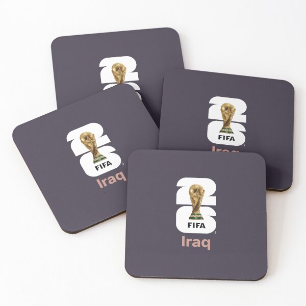 Item preview, FIFA World Cup Trophy 2026 Football Soccer Fan Design - Iraq designed and sold by t-patterns.