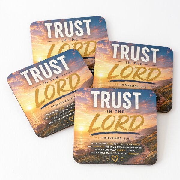 Item preview, Trust In The Lord Christian Art designed and sold by Daily Devotional Store.