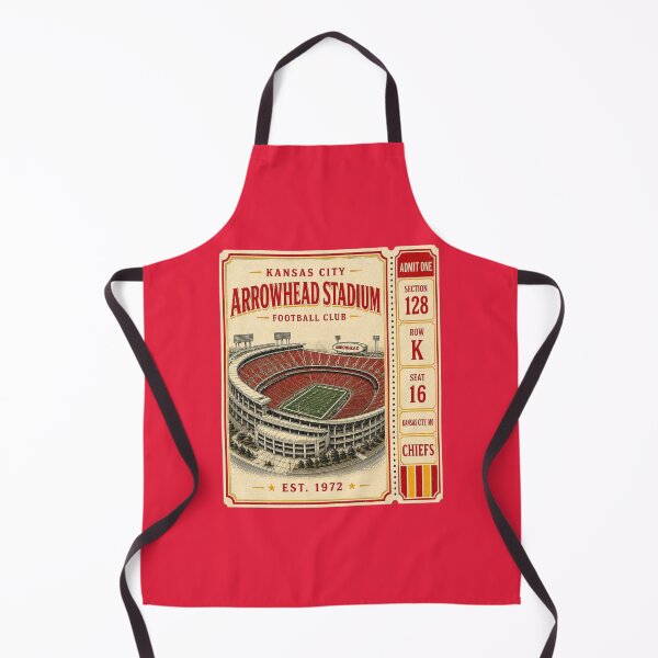 Item preview, Arrowhead Stadium Vintage Ticket, Kansas City Retro Football Stadium designed and sold by GhostDawgs.