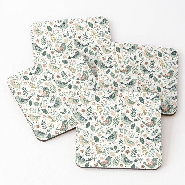 Item preview, Nordic Garden Bird Symbols | Scandinavian Folk Design designed and sold by Shuga-Design.
