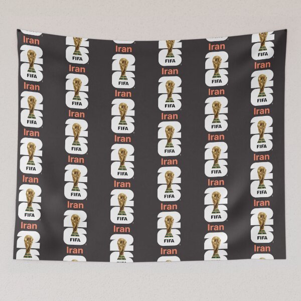 Item preview, FIFA World Cup Trophy 2026 Football Soccer Fan Design - Iran designed and sold by t-patterns.