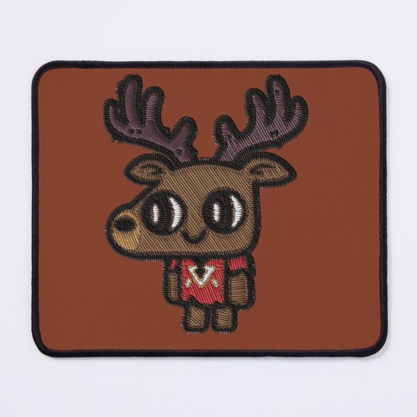 Item preview, DEER Follower Cult of the Lamb Embroidery Patch | Stitched Dark Cult Adventure Design designed and sold by · GAMING SOUL ·.