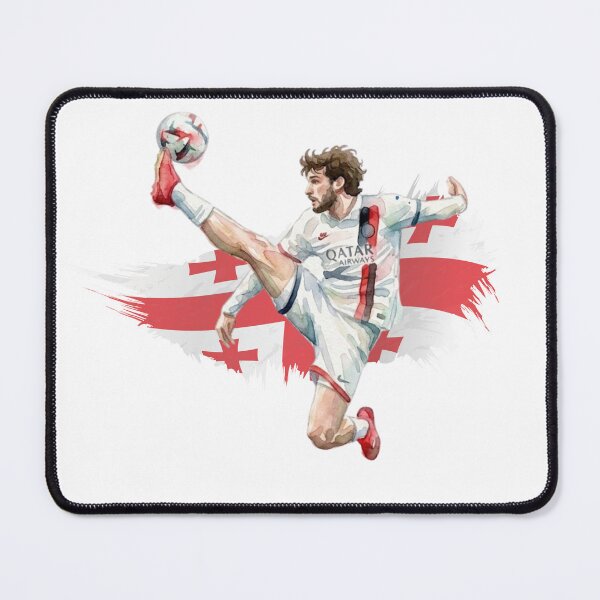 Item preview, Kvaratskhelia Iconic Georgia Soccer Paint Splash Art designed and sold by Turnersports.