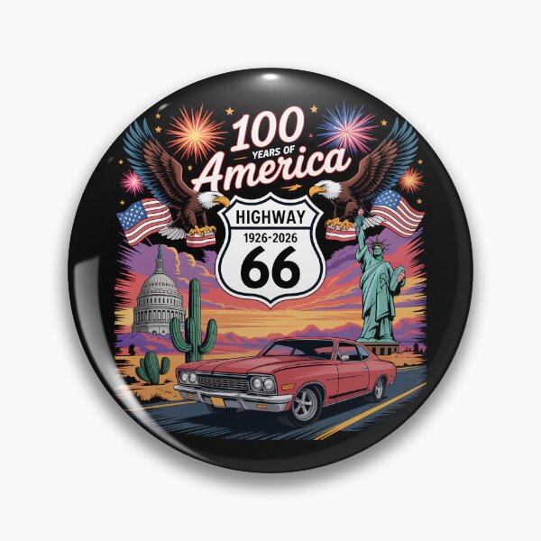 Item preview, Highway 66 Centennial Car Anniversary 100 Years 1926-2026 designed and sold by SEBANOX.