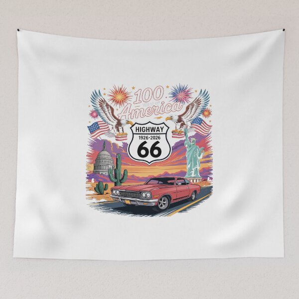Item preview, Highway 66 Centennial Car Anniversary 100 Years 1926-2026 designed and sold by SEBANOX.