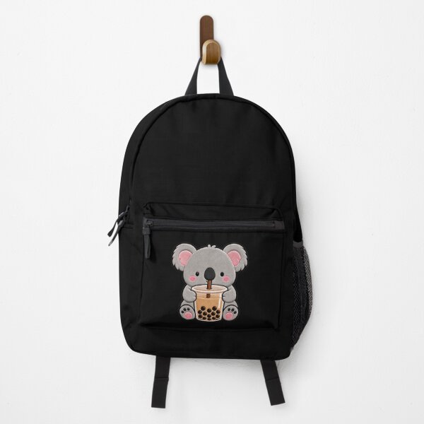 Item preview, Kawaii Koala with Bubble Tea - Cute Koala Embroidery Patch designed and sold by ColorSplash123.