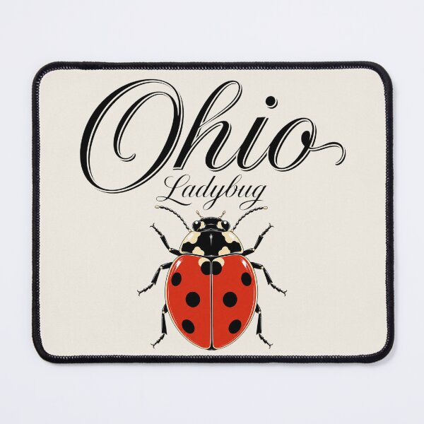 Item preview, Ohio Ladybug Retro State Insect Poster designed and sold by The-Drip-Studio.
