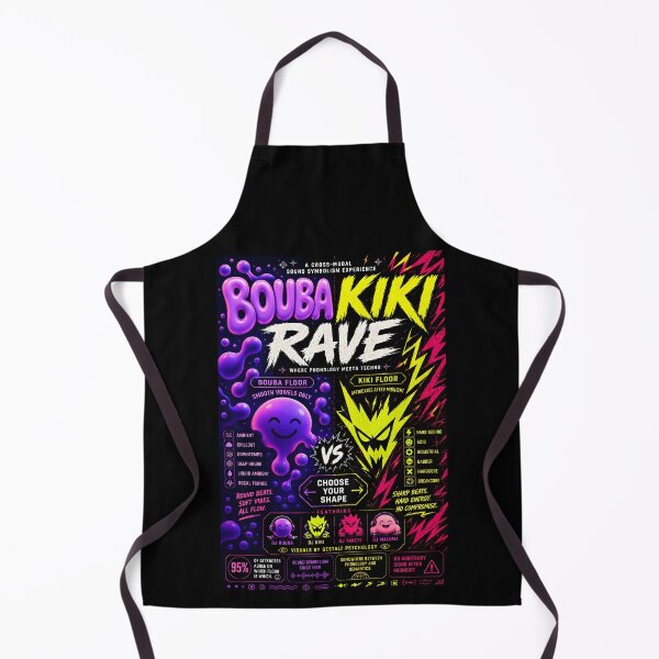 Item preview, Bouba Kiki Rave Party – Where Phonology Meets Techno designed and sold by Nerd Romance Café.