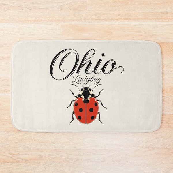 Item preview, Ohio Ladybug Retro State Insect Poster designed and sold by The-Drip-Studio.