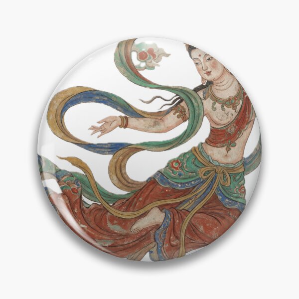 Item preview, Flying Apsaras - Dunhuang Mural Art designed and sold by Enchanting East.