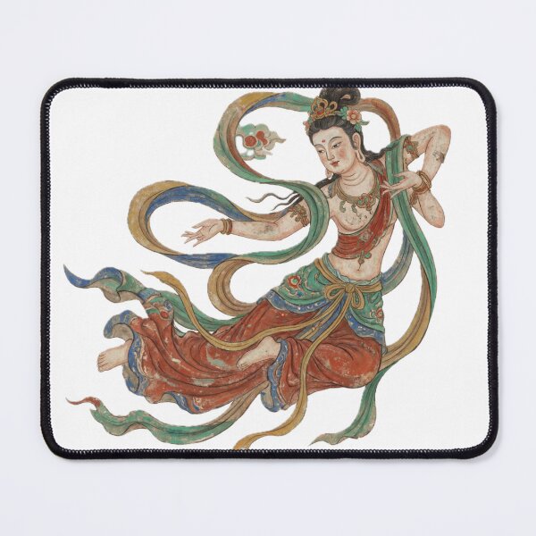 Item preview, Flying Apsaras - Dunhuang Mural Art designed and sold by Enchanting East.