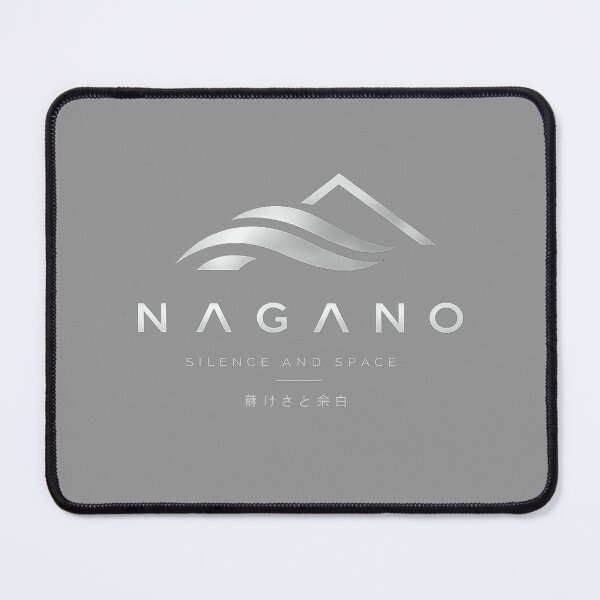 Item preview, NAGANO Silence and Space Logo | Japanese Minimalist Outdoor Brand Graphic | Modern Technical Apparel Design designed and sold by SiseonStudio.