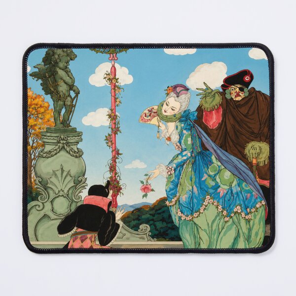 Item preview, La Coquette by Alberto Vargas -Art Nouveau Illustration Rococo Romance Scene for Vintage Art Collectors designed and sold by RickE.