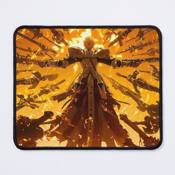 Item preview, Gilgamesh | Golden King of Heroes Anime Warrior – Epic Weapon Storm Fantasy Art, Legendary Battle Aesthetic designed and sold by Dyan4.