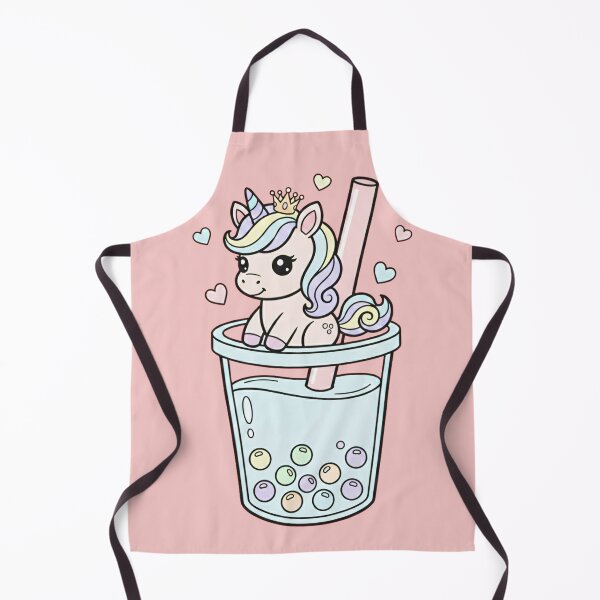 Item preview, Cute Kawaii Unicorn Bubble Tea - Chibi Boba Unicorn Sticker designed and sold by Exquisite Design Studio „Paculówka”.