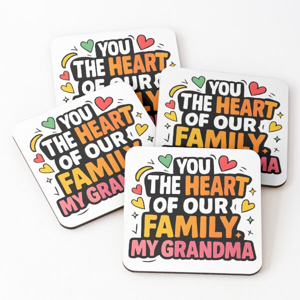 Item preview, Heart of Our Family Grandma Gift Design designed and sold by Nuvoro Gifts.