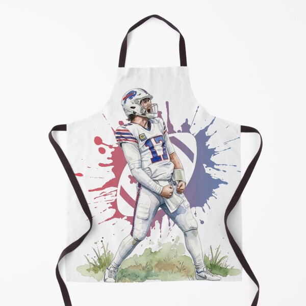 Item preview, Josh Allen 17 Buffalo Football Watercolor Art designed and sold by cucuzeus.