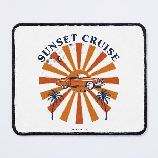 Item preview, Sunset Cruise | Vintage Design designed and sold by Ink And Inspire.