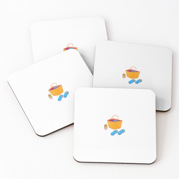 Item preview, Summer Beach Day Essentials Illustration designed and sold by DailyDoodlesBySumbul.