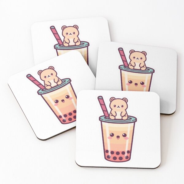 Item preview, Bubble Tea Friends Kawaii Sticker designed and sold by Stylestickers55.
