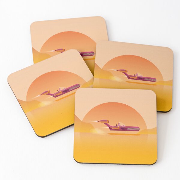 Item preview, Sunset Speeder – Retro Futuristic Escape designed and sold by PosterFuel.