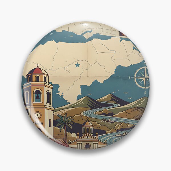 Item preview, Catacamas Honduras 1950s Vintage Travel Tourism designed and sold by TravelersGems.
