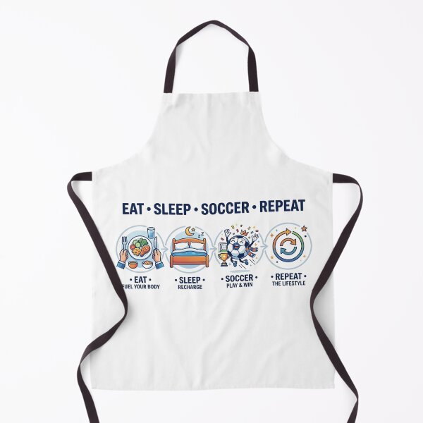 Item preview, Eat Sleep Soccer Repeat designed and sold by Meemaart.