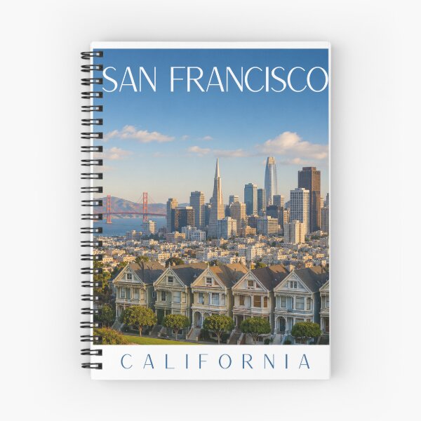 Item preview, San Franscisco CityScape Travel Poster designed and sold by greatlakesimage.
