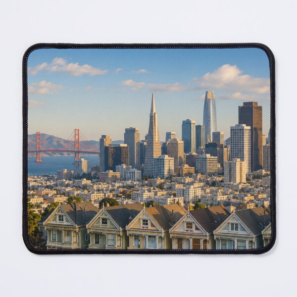 Item preview, San Franscisco CityScape Travel Poster designed and sold by greatlakesimage.